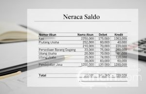 contoh neraca saldo